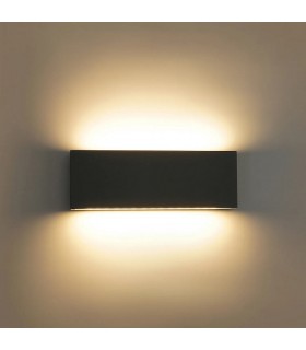 Aplique de Pared Led CHEK Antracita 2x12W 2930Lm IP54 CCT