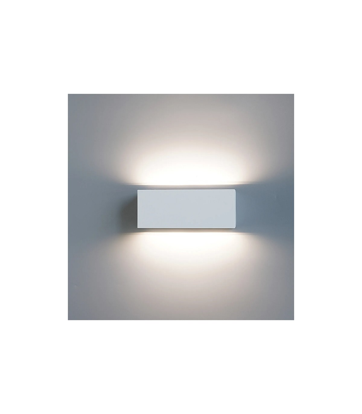 Aplique de Pared Led DIK Blanco 18W 2200Lm IP54 CCT