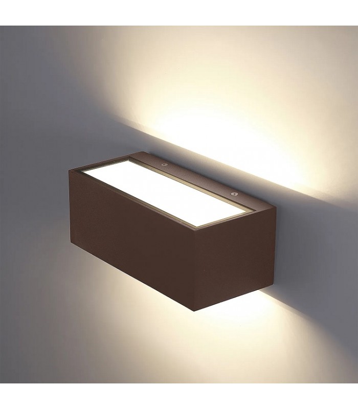 Aplique de Pared Led DIK Óxido Corten 18W 2200Lm IP54 CCT