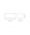 Aplique de Pared Led DIK Antracita 18W 2200Lm IP54 CCT