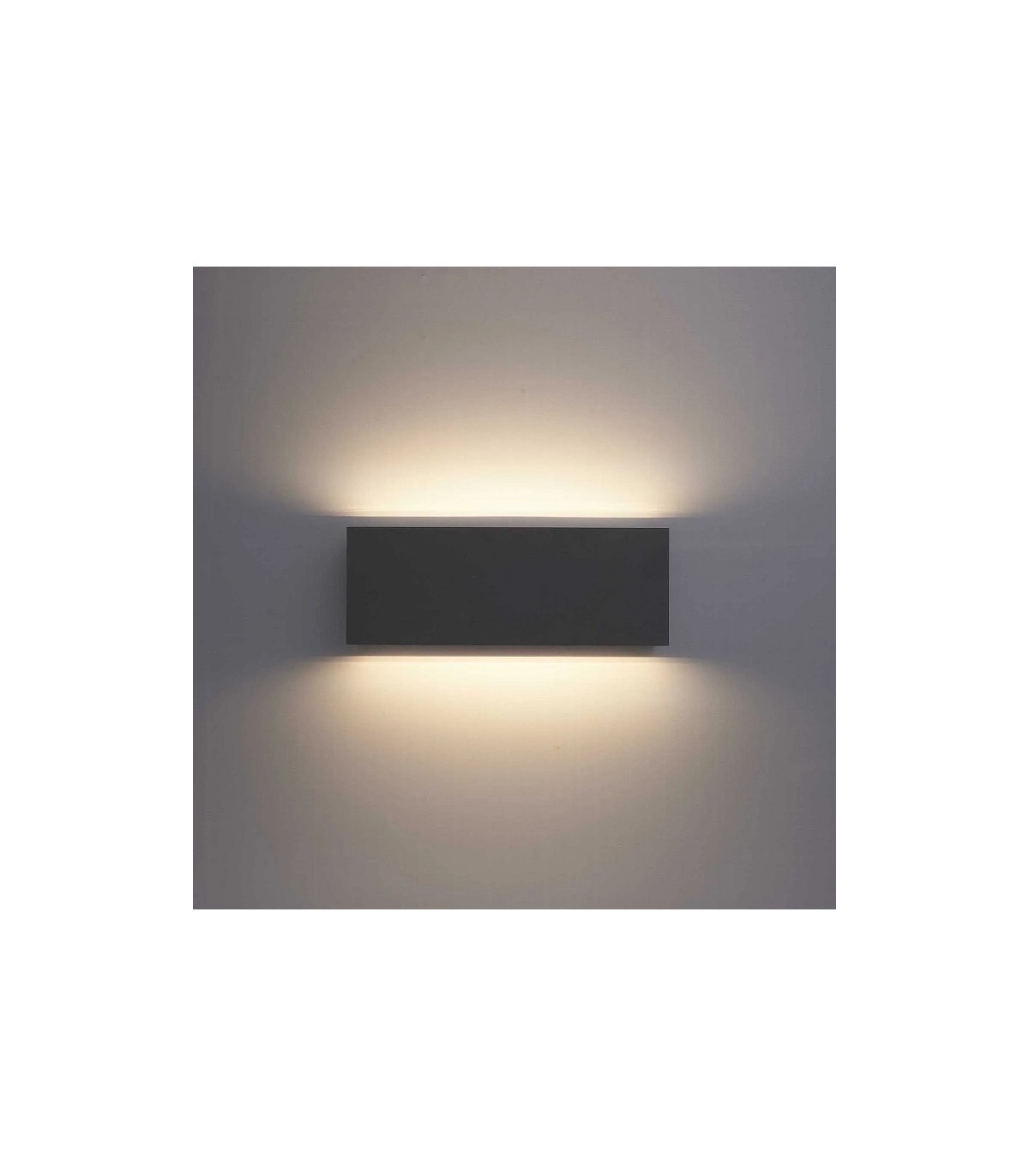 Aplique de Pared Led DIK Antracita 18W 2200Lm IP54 CCT