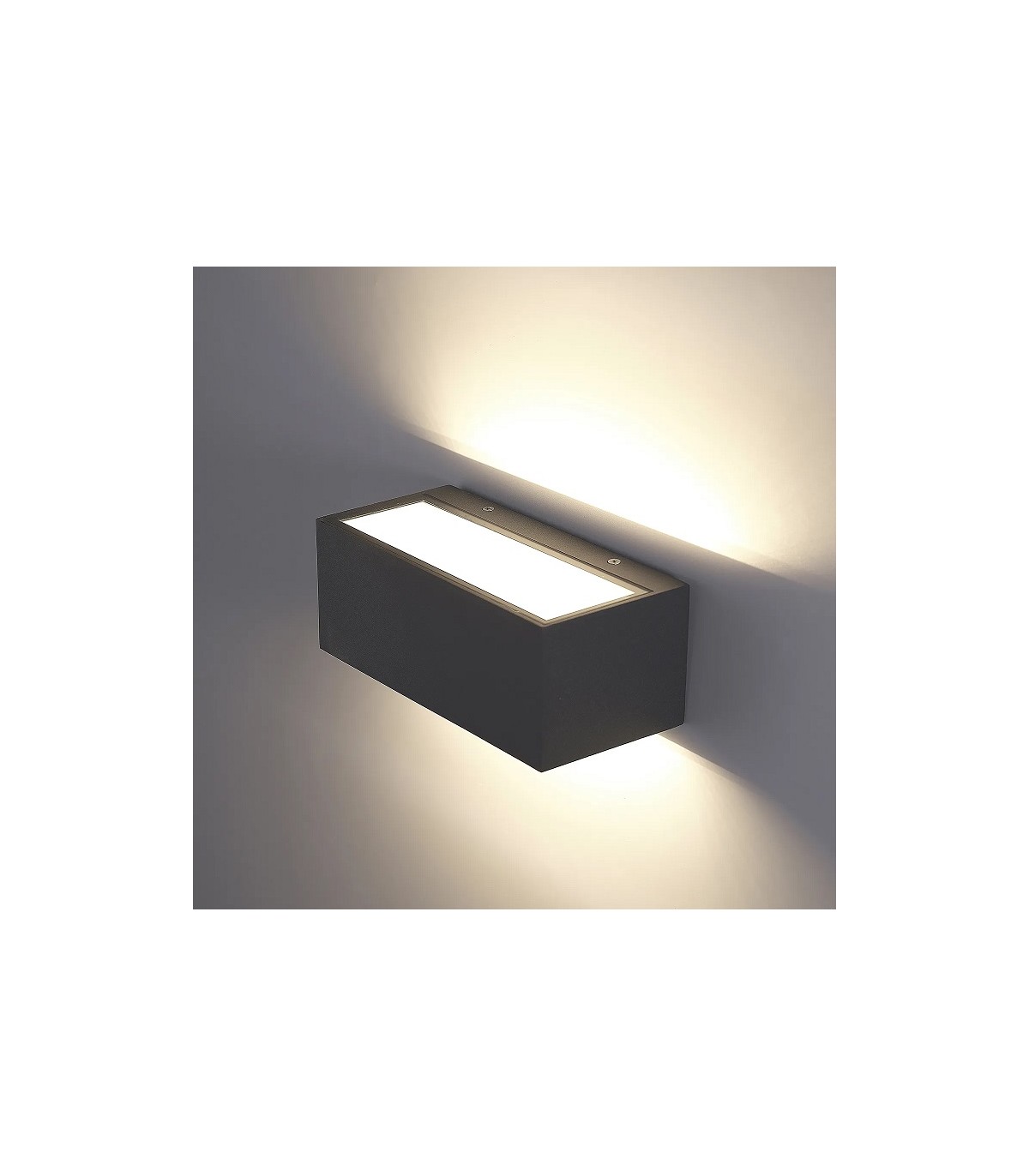 Aplique de Pared Led DIK Antracita 18W 2200Lm IP54 CCT