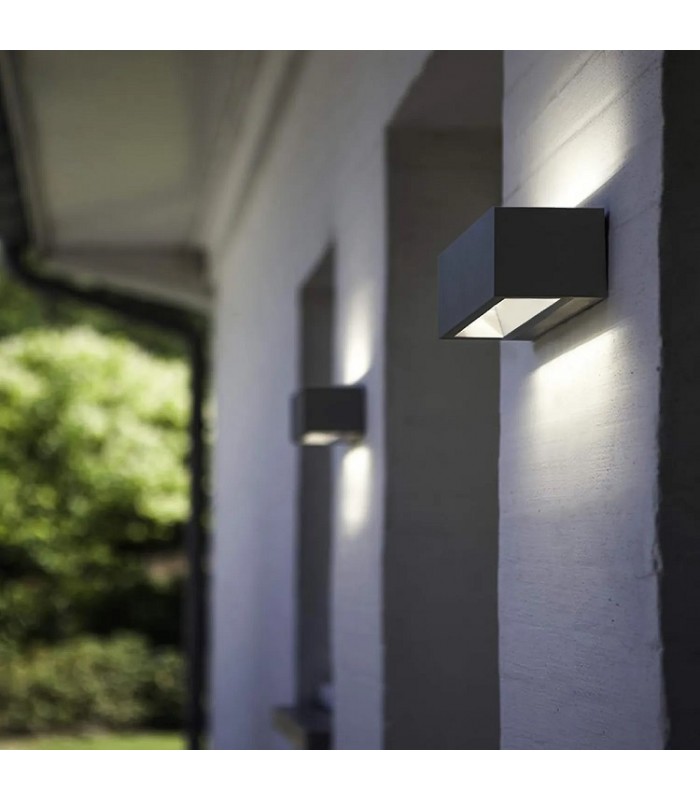 Aplique de Pared Led DIK Antracita 18W 2200Lm IP54 CCT