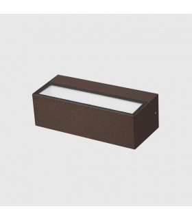 Aplique de Pared Led MAIK Óxido Corten 2x6W 1600Lm IP65 CCT