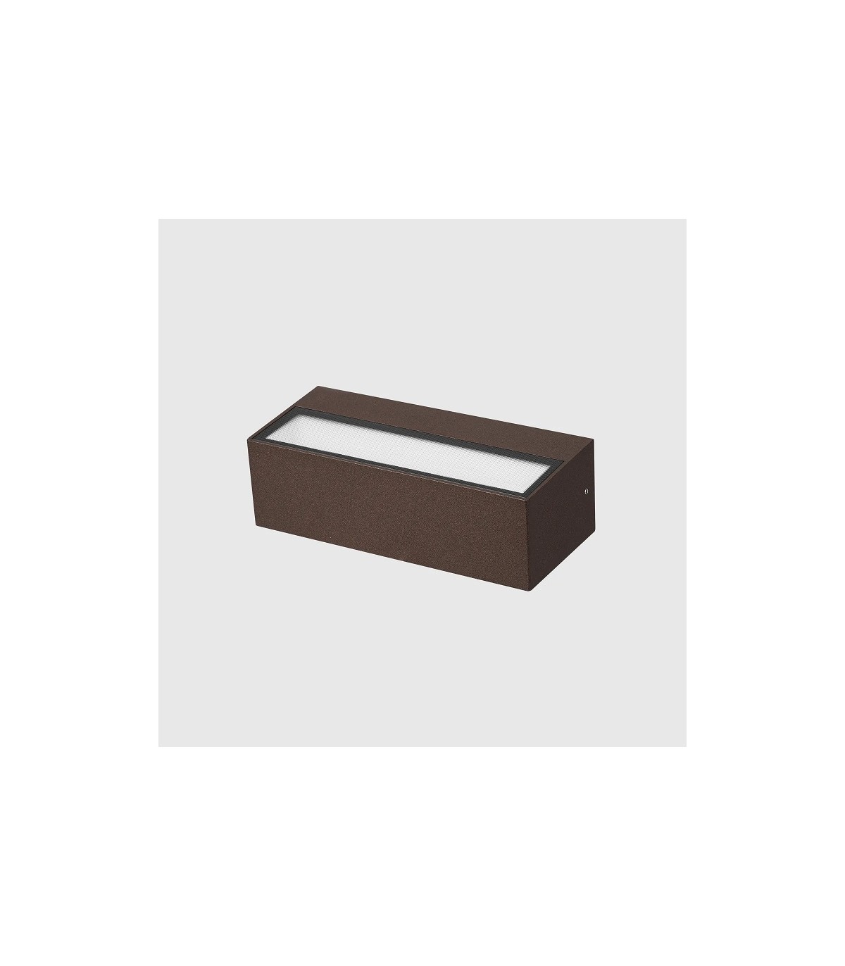 Aplique de Pared Led MAIK Óxido Corten 2x6W 1600Lm IP65 CCT