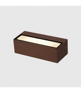 Aplique de Pared Led MAIK Óxido Corten 2x6W 1600Lm IP65 CCT