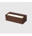 Aplique de Pared Led MAIK Óxido Corten 2x6W 1600Lm IP65 CCT