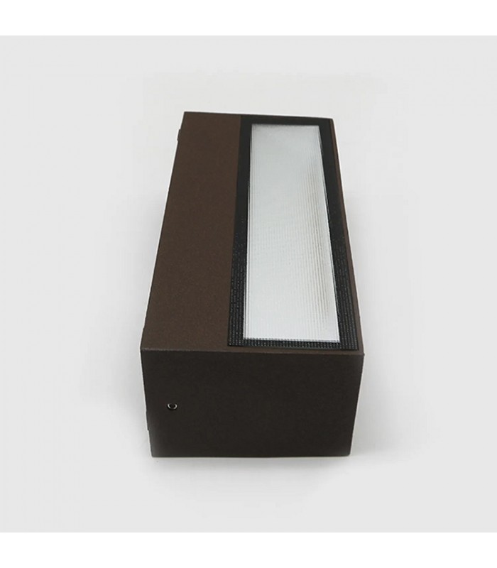 Aplique de Pared Led MAIK Óxido Corten 2x6W 1600Lm IP65 CCT