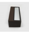 Aplique de Pared Led MAIK Óxido Corten 2x6W 1600Lm IP65 CCT