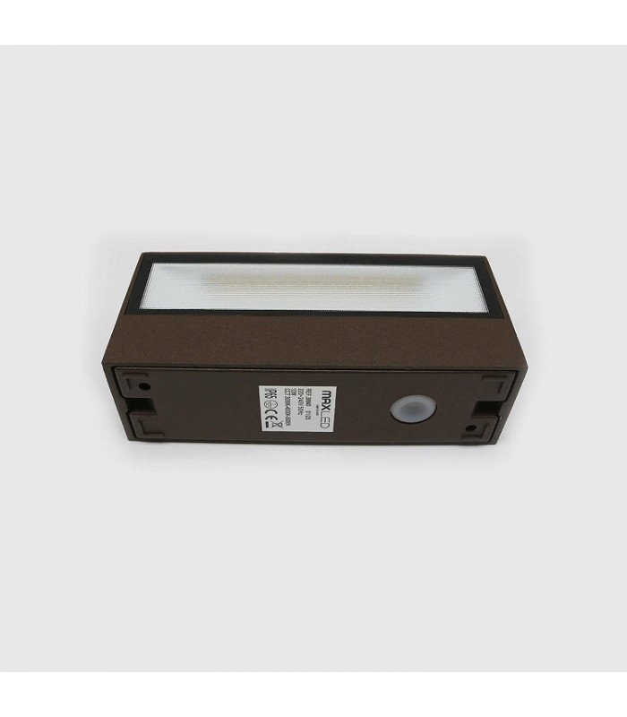 Aplique de Pared Led MAIK Óxido Corten 2x6W 1600Lm IP65 CCT