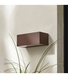 Aplique de Pared Led MAIK Óxido Corten 2x6W 1600Lm IP65 CCT
