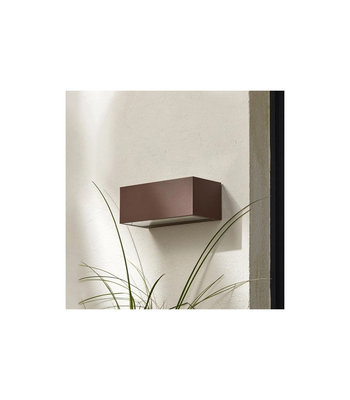Aplique de Pared Led MAIK Óxido Corten 2x6W 1600Lm IP65 CCT