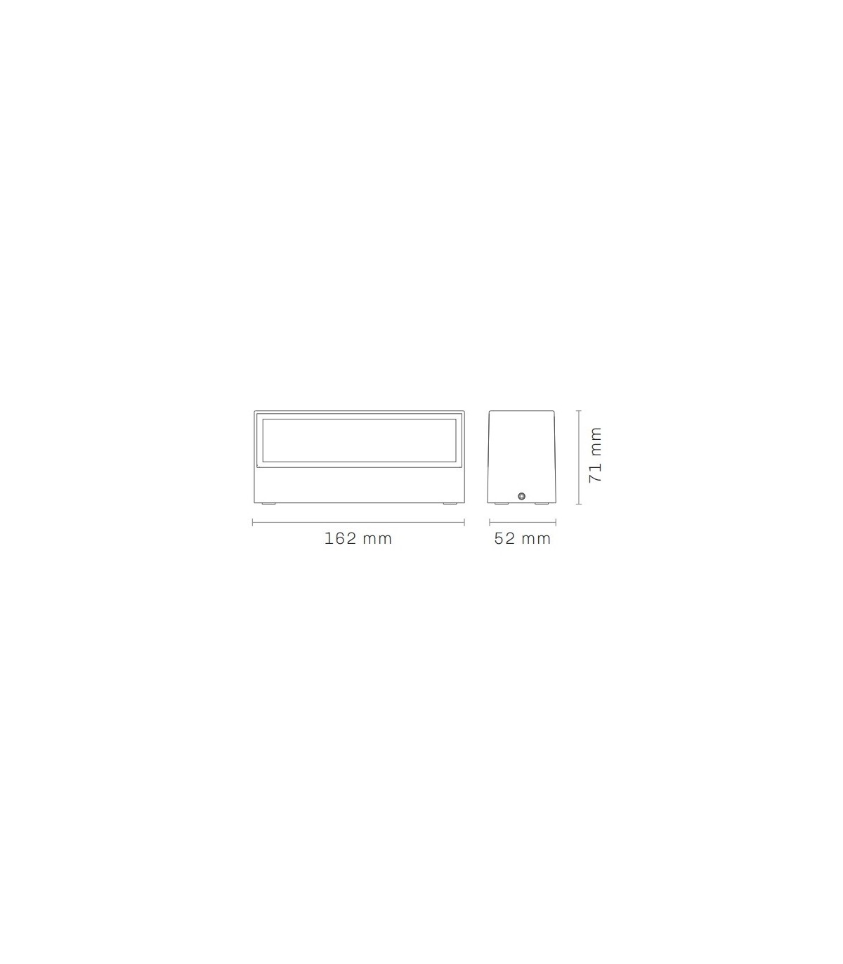 Aplique de Pared Led MAIK Antracita 2x6W 1600Lm IP65 CCT