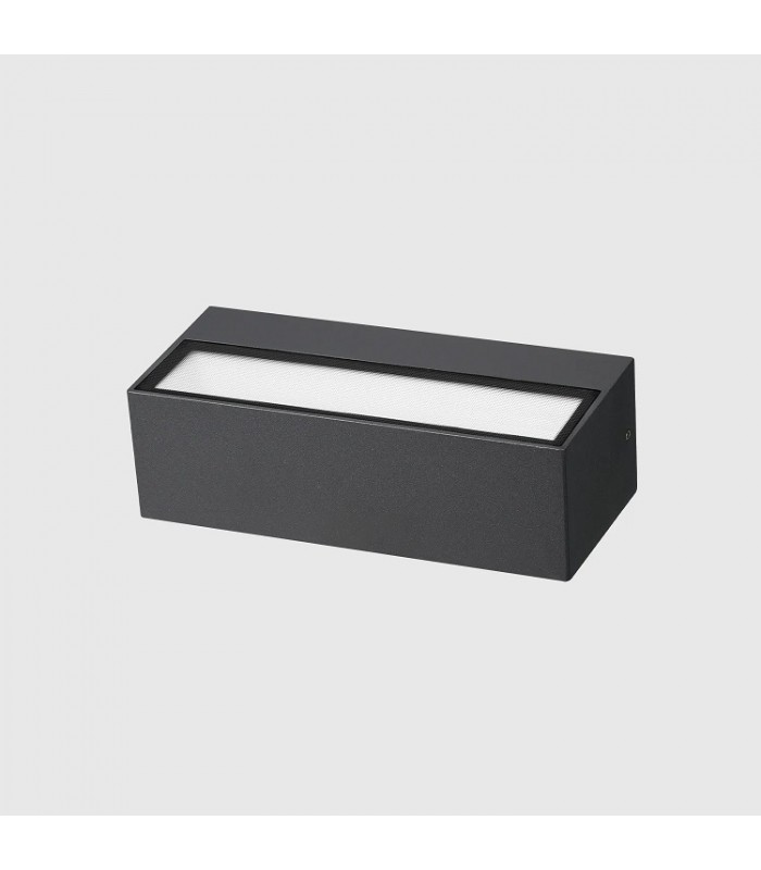 Aplique de Pared Led MAIK Antracita 2x6W 1600Lm IP65 CCT