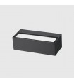 Aplique de Pared Led MAIK Antracita 2x6W 1600Lm IP65 CCT