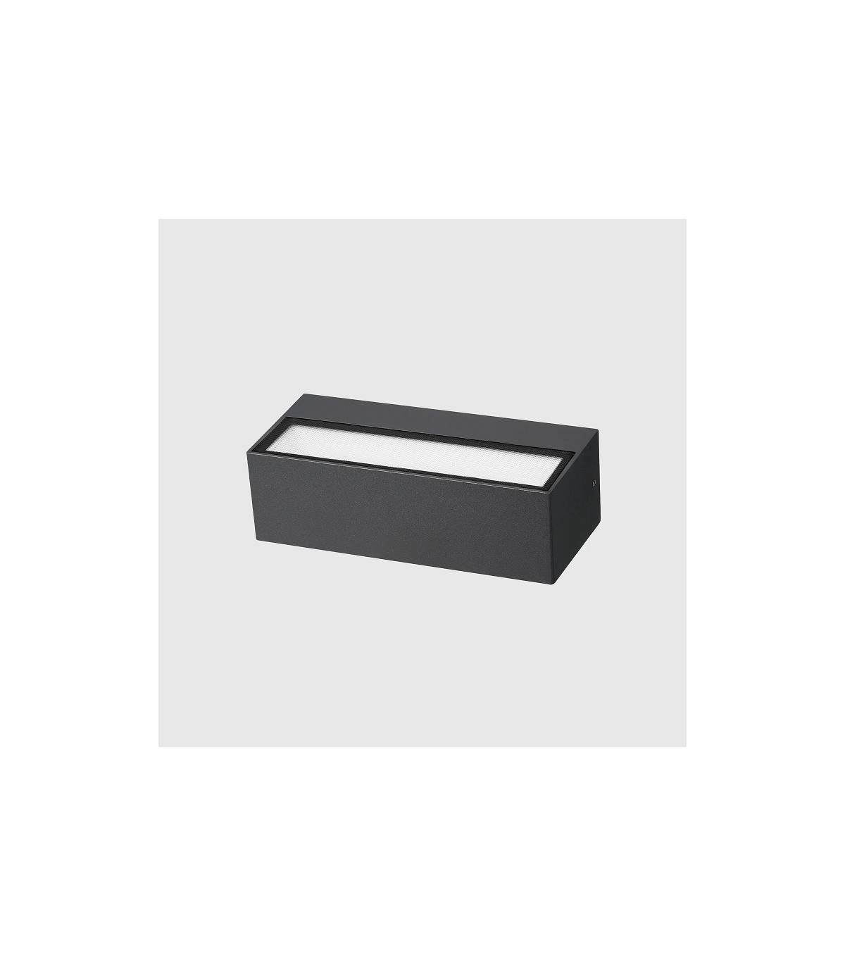 Aplique de Pared Led MAIK Antracita 2x6W 1600Lm IP65 CCT
