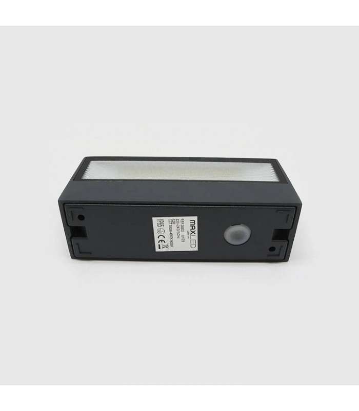 Aplique de Pared Led MAIK Antracita 2x6W 1600Lm IP65 CCT