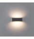 Aplique de Pared Led MAIK Antracita 2x6W 1600Lm IP65 CCT