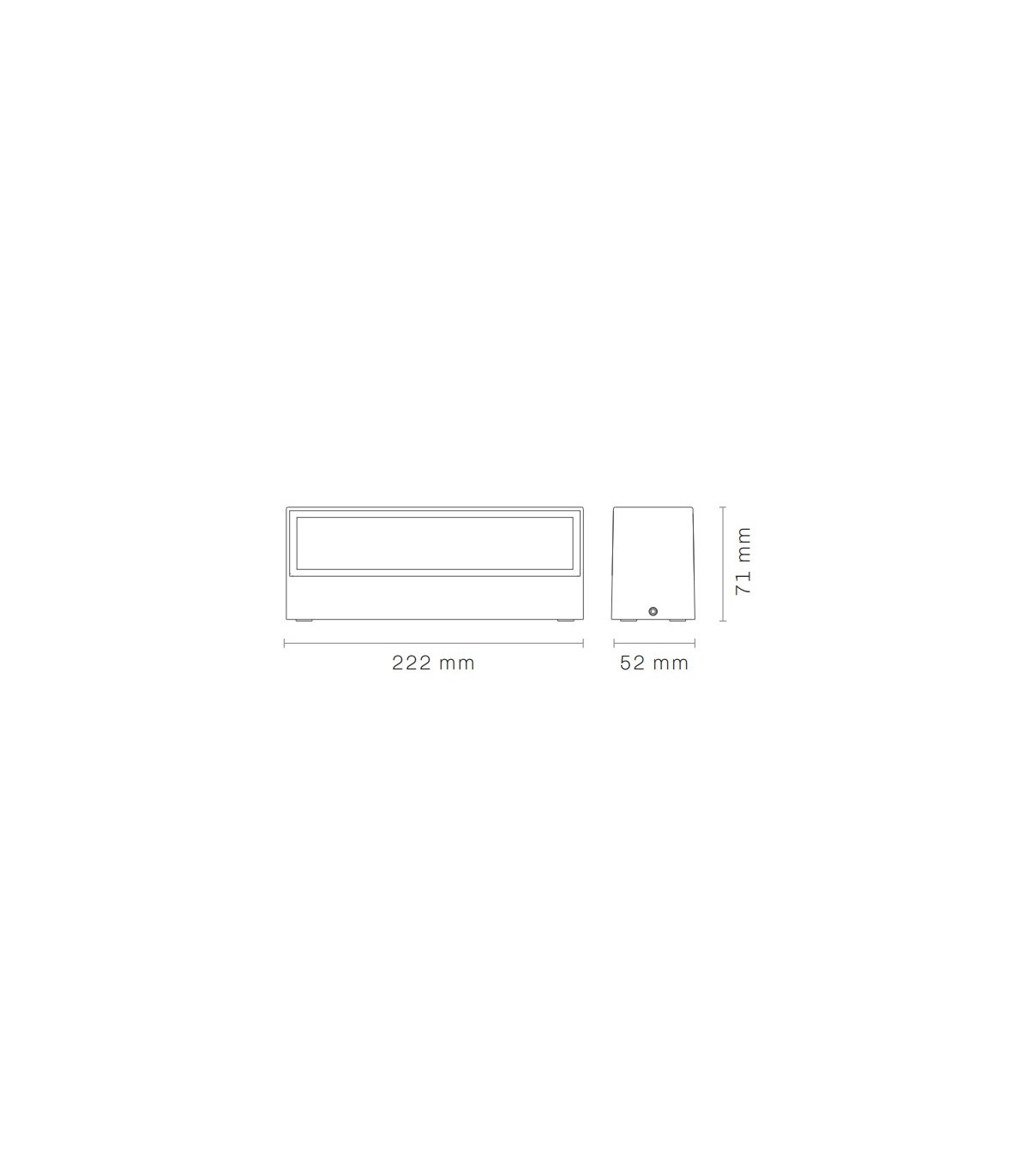 Aplique de Pared Led MAIK Blanco 2x10W 2525Lm IP65 CCT