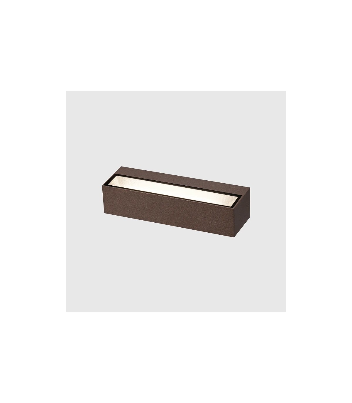 Aplique de Pared Led MAIK Óxido Corten 2x10W 2525Lm IP65 CCT