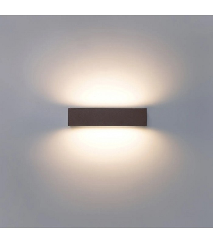 Aplique de Pared Led MAIK Óxido Corten 2x10W 2525Lm IP65 CCT