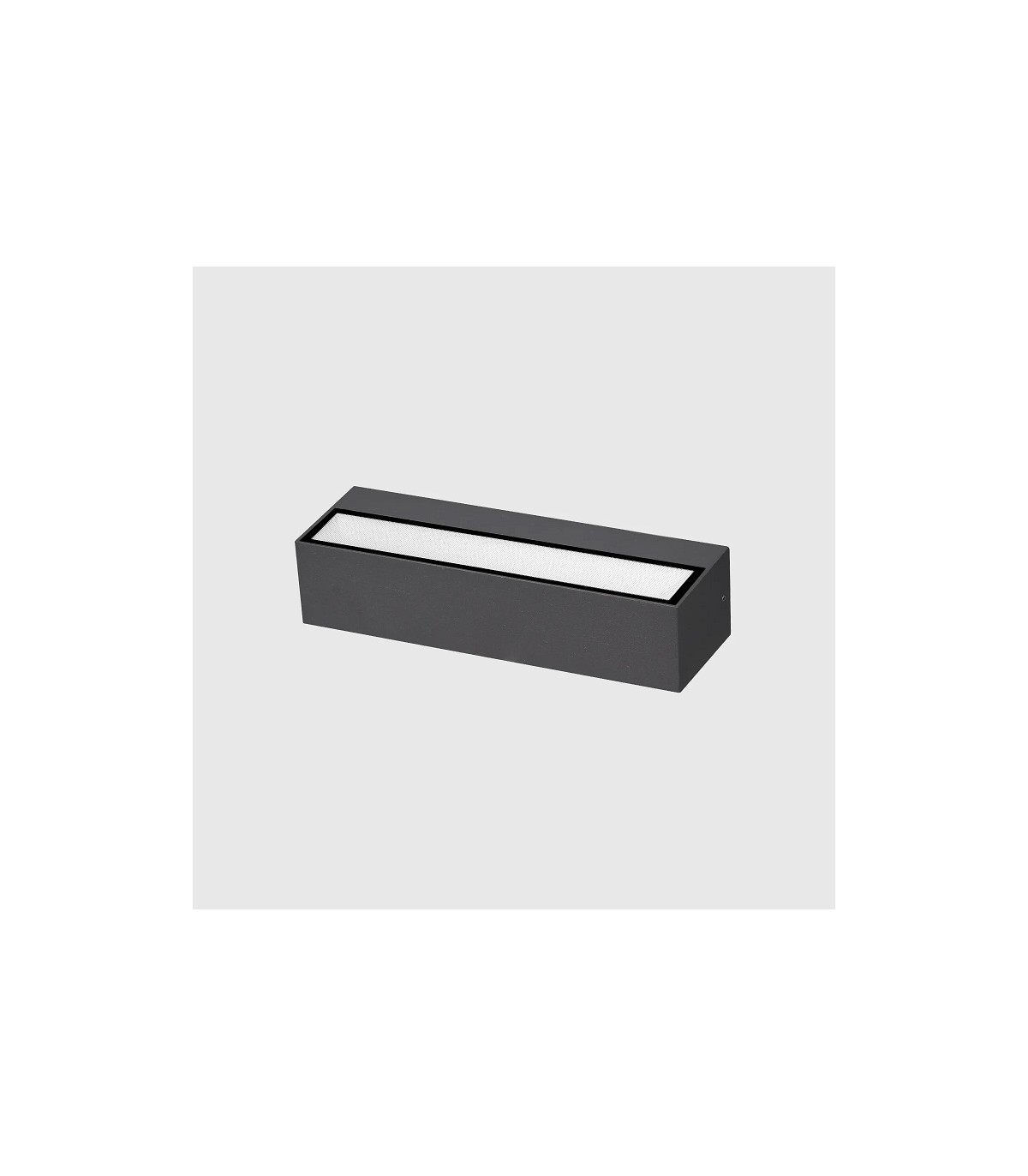 Aplique de Pared Led MAIK Antracita 2x10W 2525Lm IP65 CCT