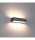 Aplique de Pared Led MAIK Antracita 2x10W 2525Lm IP65 CCT