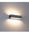 Aplique de Pared Led MAIK Antracita 2x10W 2525Lm IP65 CCT