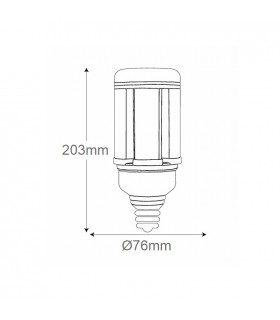 Bombilla Led DL 40W 4400Lm E27 IP40