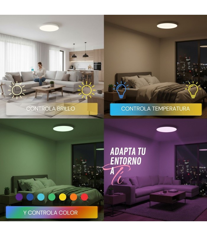 Plafón Led Smarthome Magic 25W 2000Lm RGB+CCT