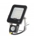 Proyector Led NAPOLI PLUS Detector Movimiento 20W 2400Lm IP65 Negro