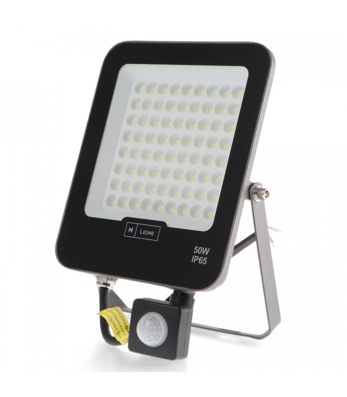 Proyector Led NAPOLI PLUS Detector Movimiento 50W 6000Lm IP65 Negro