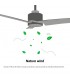 Ventilador DANA DC Blanco 24W 2400Lm 3 Aspas IP66 CCT