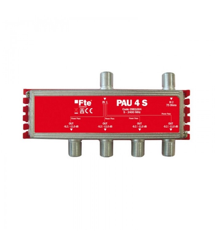 PAU Repartidor 2IN/4OUT F 5-2400Mhz PAU-4S