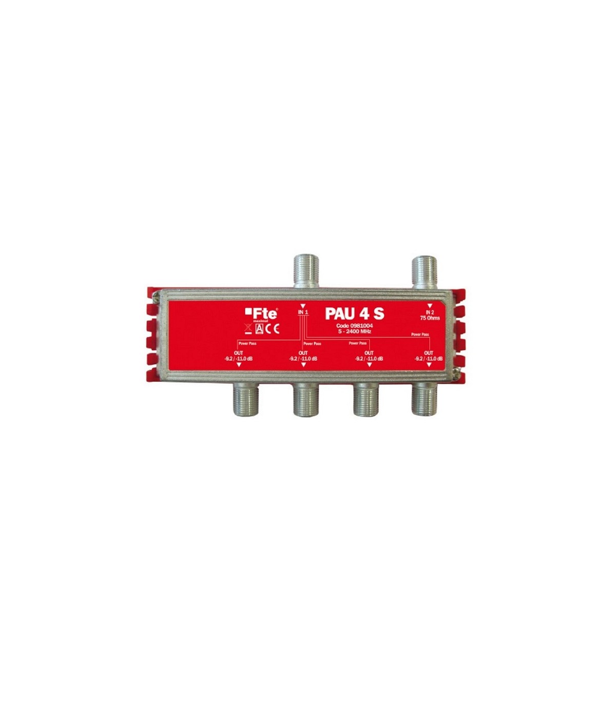 PAU Repartidor 2IN/4OUT F 5-2400Mhz PAU-4S
