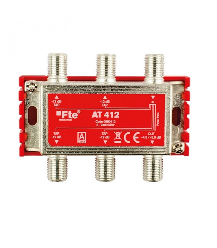 Derivador 5-2400Mhz 4 VIAS 12dB AT412