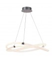 Lámpara Colgante LINE 60W 4500Lm Cromo/Blanco