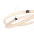 Lámpara Colgante LINE 60W 4500Lm Cromo/Blanco