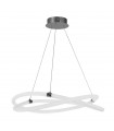 Lámpara Colgante LINE 60W 4500Lm Cromo/Blanco