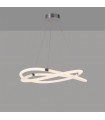 Lámpara Colgante LINE 60W 4500Lm Cromo/Blanco