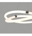 Lámpara Colgante LINE 60W 4500Lm Cromo/Blanco