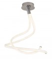 Lámpara de Techo LINE DOBLE 50W 3750Lm Cromo/Blanco