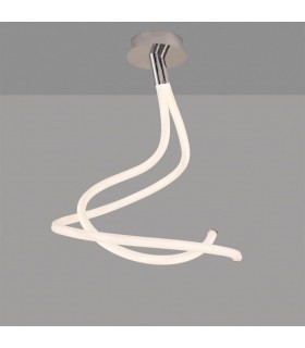 Lámpara de Techo LINE DOBLE 50W 3750Lm Cromo/Blanco