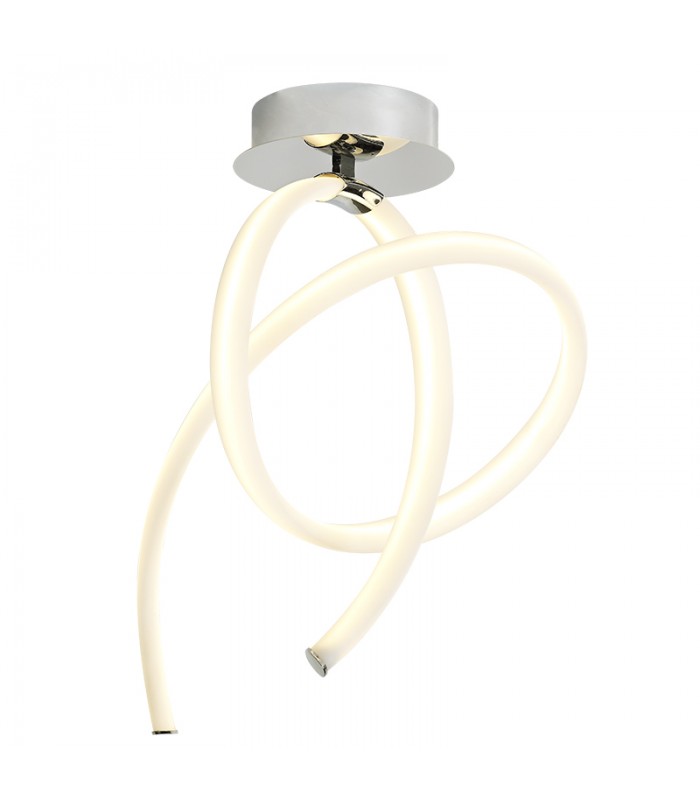Semiplafón ARMONIA 40W 3000Lm Cromo/Blanco