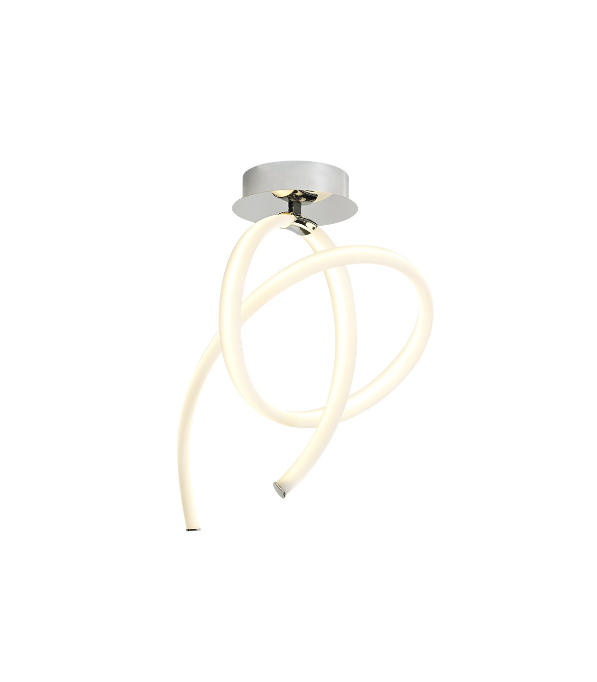Semiplafón ARMONIA 40W 3000Lm Cromo/Blanco