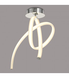 Semiplafón ARMONIA 40W 3000Lm Cromo/Blanco