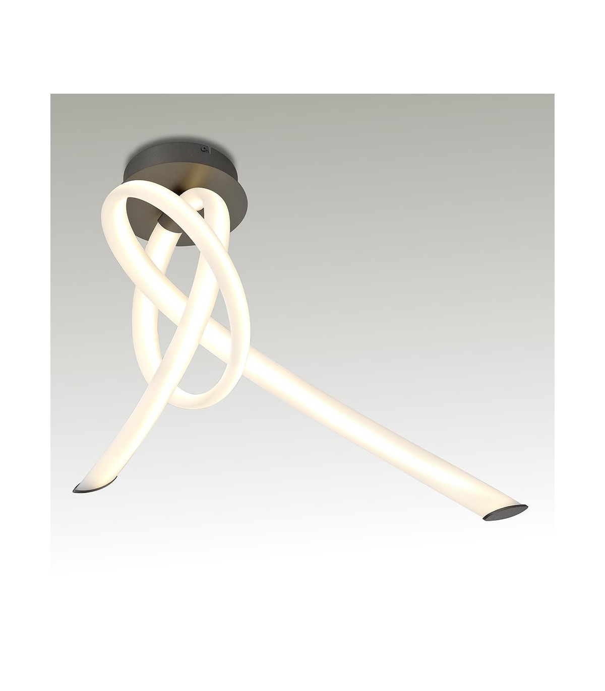 Semiplafón ARMONIA 40W 3000Lm Dimable Titanio/Blanco