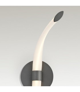 Aplique ARMONIA 12W 900Lm Dimable Titanio/Blanco