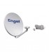 Antena Parabólica Offset 60 cm soporte estándar + LNB