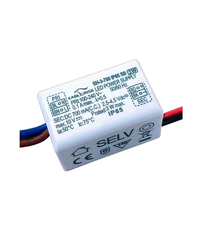Driver EAGLERISE 3W OUT2.5-10VDC 350mA IP65